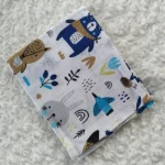 Pieluszka tetrowa 60x80  las  granatowy