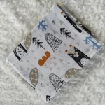 Pieluszka tetrowa 60x80  borsuk