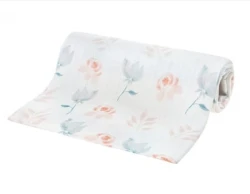 Bocioland Pieluszka bambusowa bellflowers 75x75