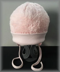 Czapka zimowa LUNA łosoś rozmiar 62