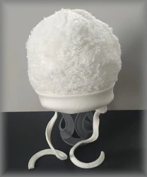Czapka zimowa LUNA ecru rozmiar 62 