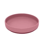 PETITE&MARS Silikonowy talerzyk z przyssawką TAKE&MATCH Dusty Rose 6m+
