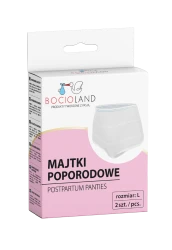 Bocioland Majtki wielorazowe siatkowe-poporodowe L