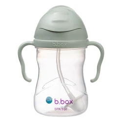 B.BOX Bidon ze słomką 240ml 6m+ szałwia 210