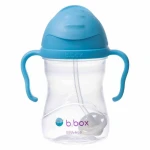 B.BOX Bidon ze słomką 240ml 6m+ blueberry 501