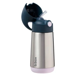 B.BOX Bidon termiczny ze słomką 350ml indigo rose