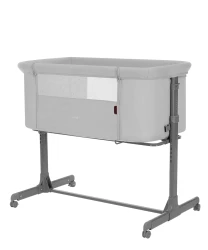 CARRELLO Łóżeczko dostawne LUNA carbon grey