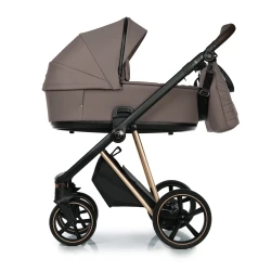 Roan IVI 2.0 wózek głęboko spacerowy 2w1 Cocoa rose gold