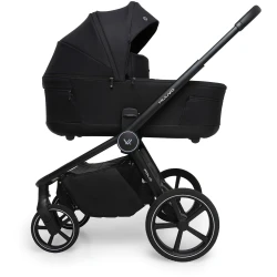 MUUVO Wózek dziecięcy 2w1 FOLD Black + adaptery gratis 