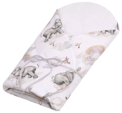 Infantilo Rożek usztywniany kokosem elephant
