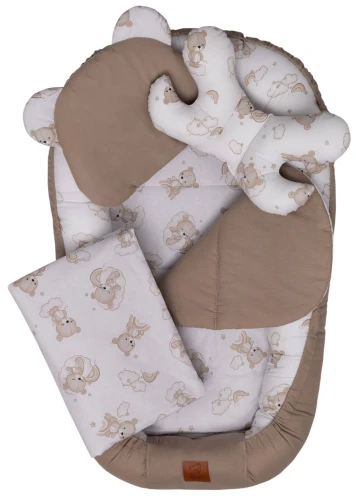 infantilo-KOKON-niemowlecy-BAWELNIANY-zestaw-5w1-sleepy-bear.webp