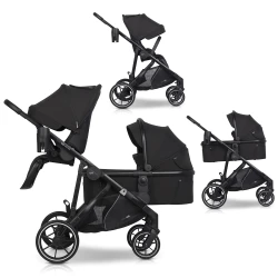 EasyGo Duoflex Ebony Black 1 x gondola 1 x siedzisko rok po roku 